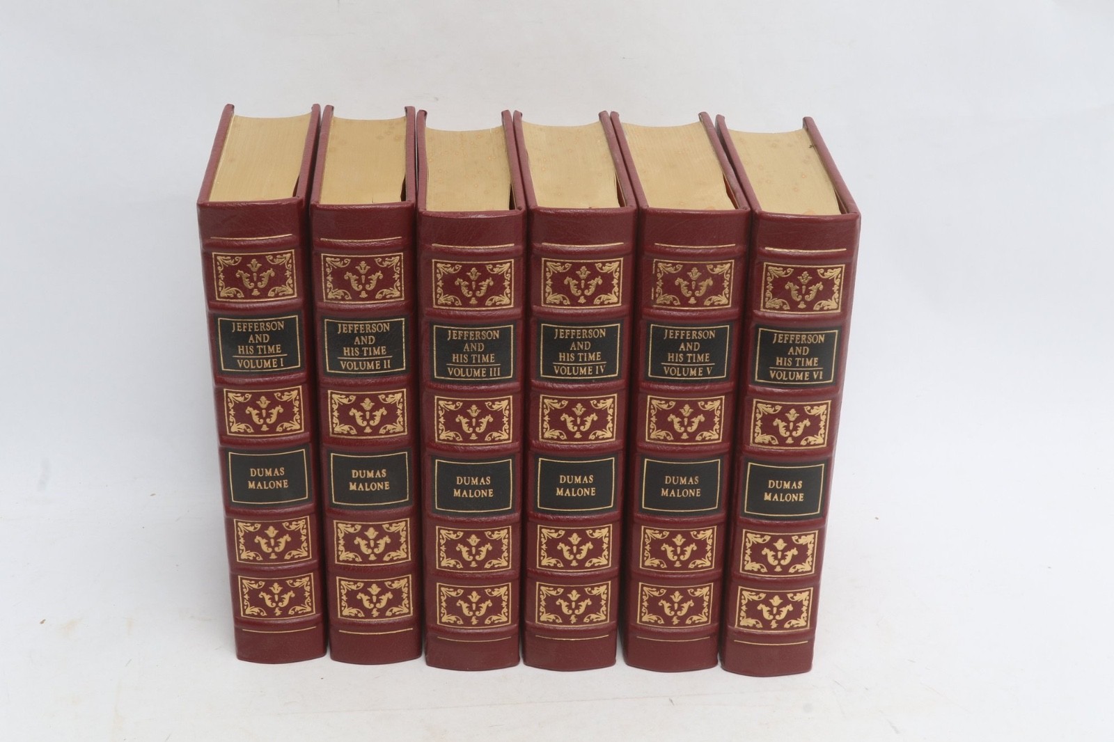 Jefferson And His Time by Dumas Malone 6 Volumes (Easton Press)