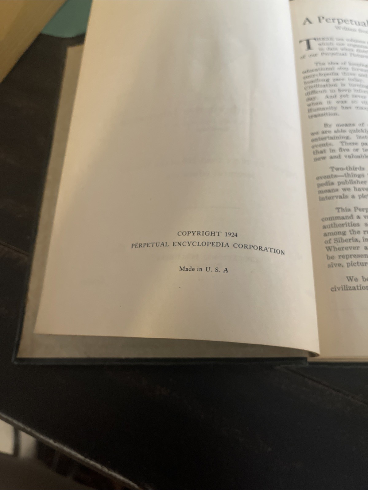1924 American Reference Library Encyclopedic & Loose-Leaf Extension ANTIQUE