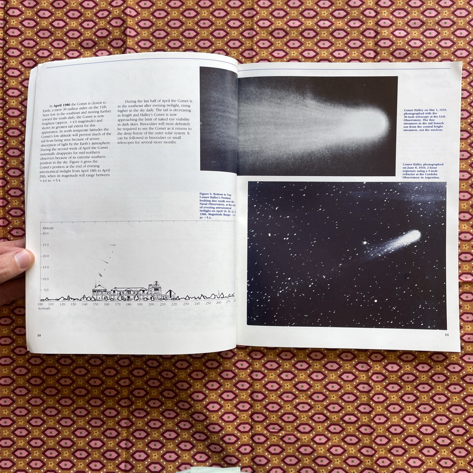 A Magnificent Old Conflagration ~ Halley’s Comet Dept. of Navy (1985 Illust. PB)