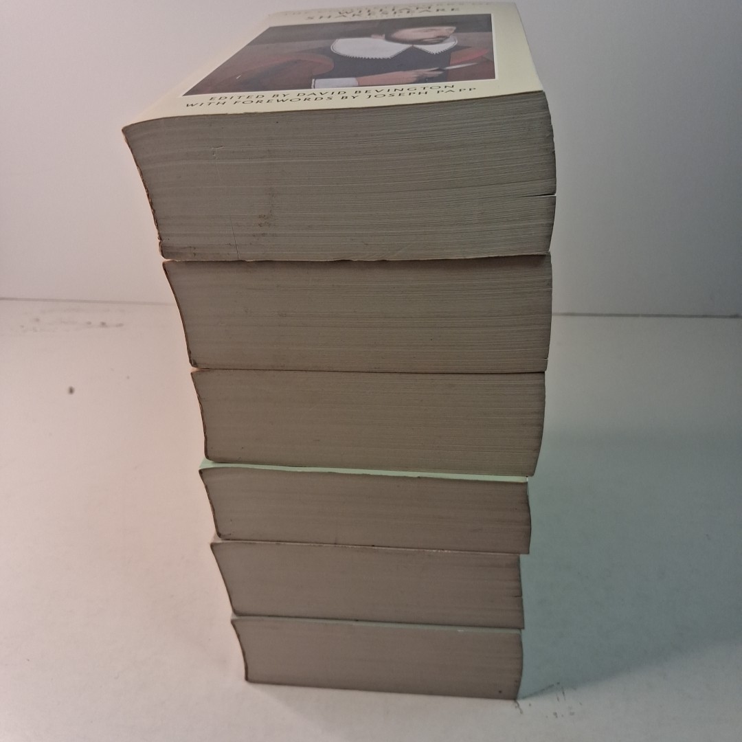 6 Volume Set Bantam Books The Complete Works of William Shakespeare D Bevington