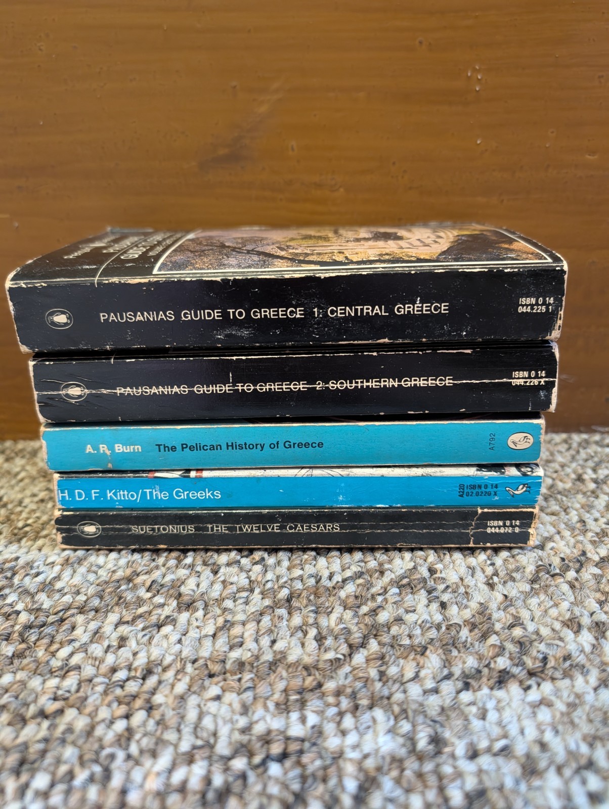 Lot of 5 Greek/Roman History Books PB VTG Penguin Classics/Puffin Suetonius…