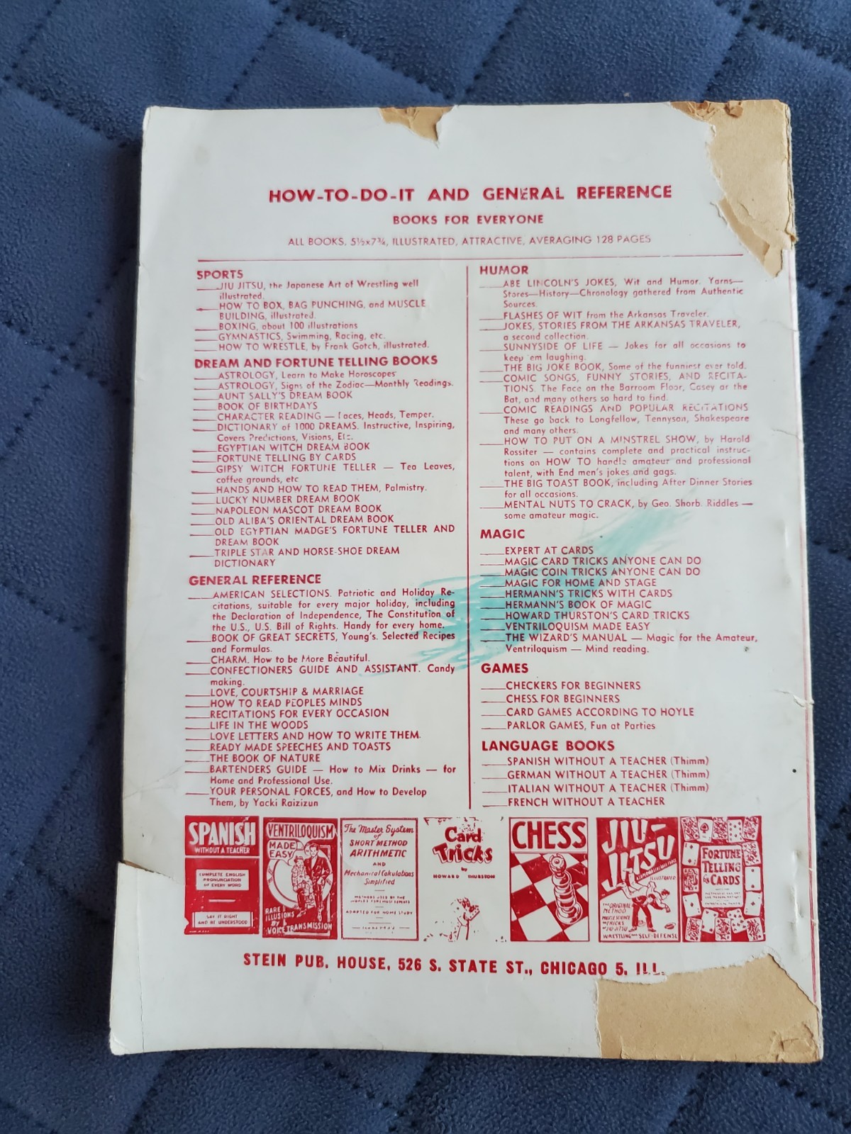 Vintage The Big Toast Book By Carleton B Case 1962 Recipe Book