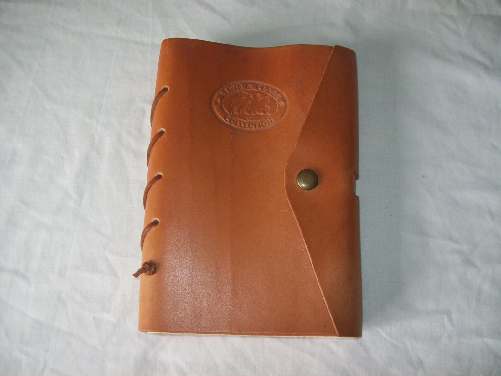 Lewis & Clark collection note travel log book with leather covers 1990’s