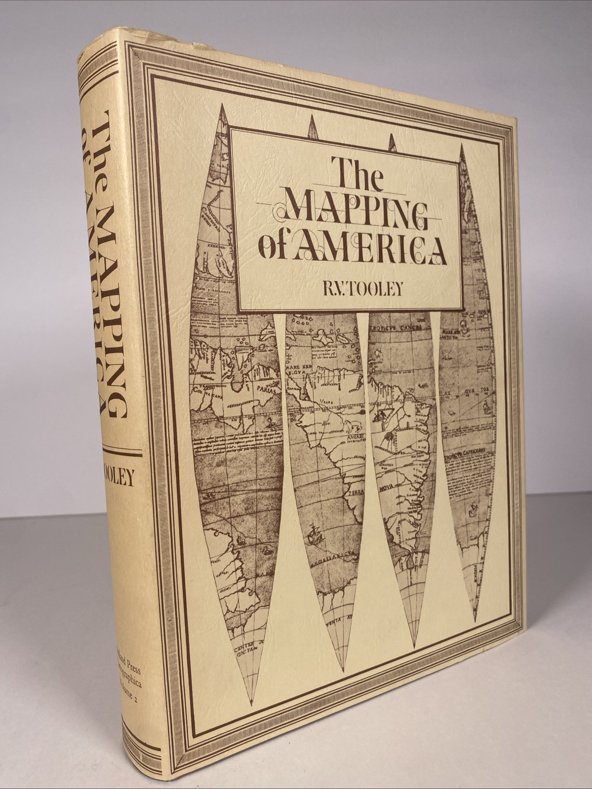 The Mapping of America by R. V. Tooley 1980 HC Rare Holland Press Cartographica