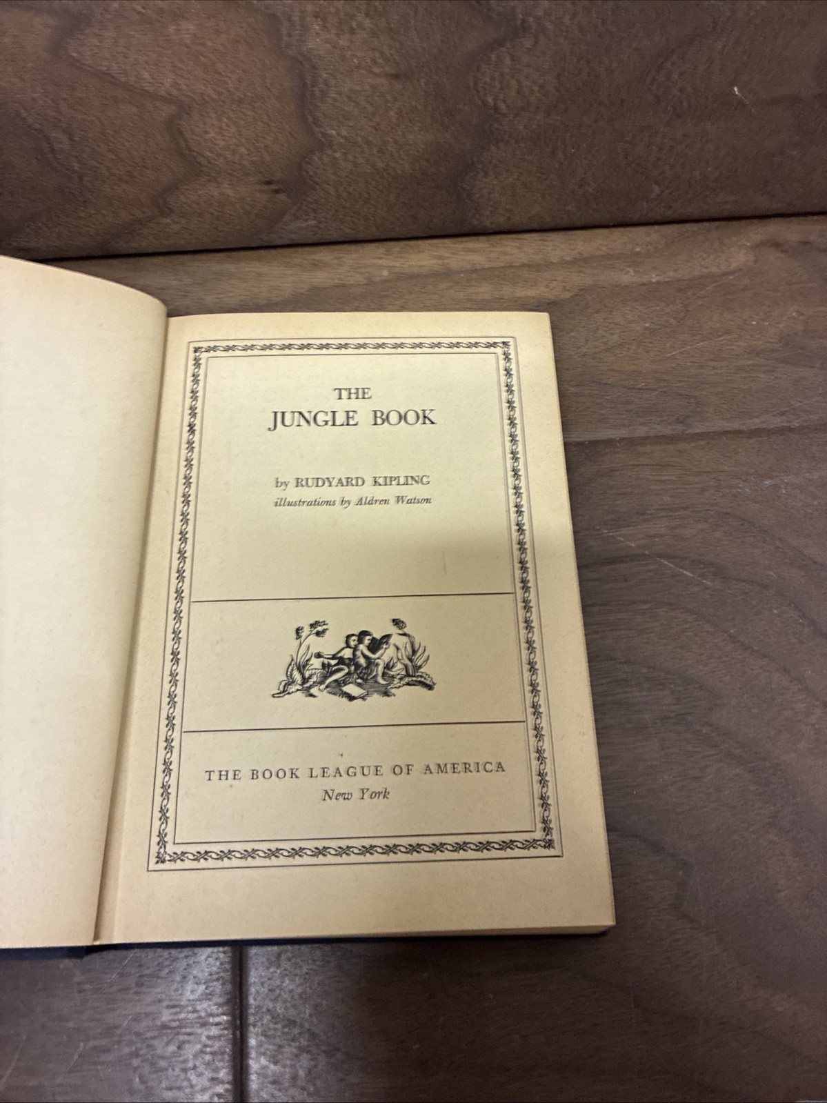 THE JUNGLE BOOK By Rudyard Kilpling-1948 NELSON DOUBLEDAY.INC