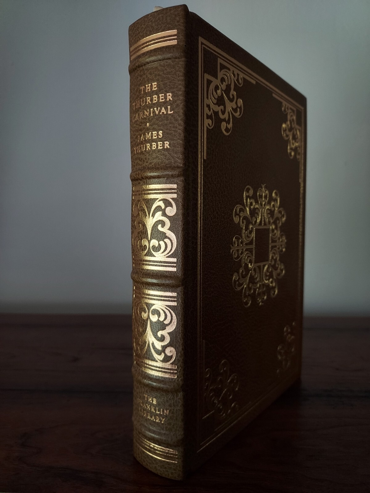 Franklin Library The Thurber Carnival LIKE NEW James Thurber Leather Comedy Gold