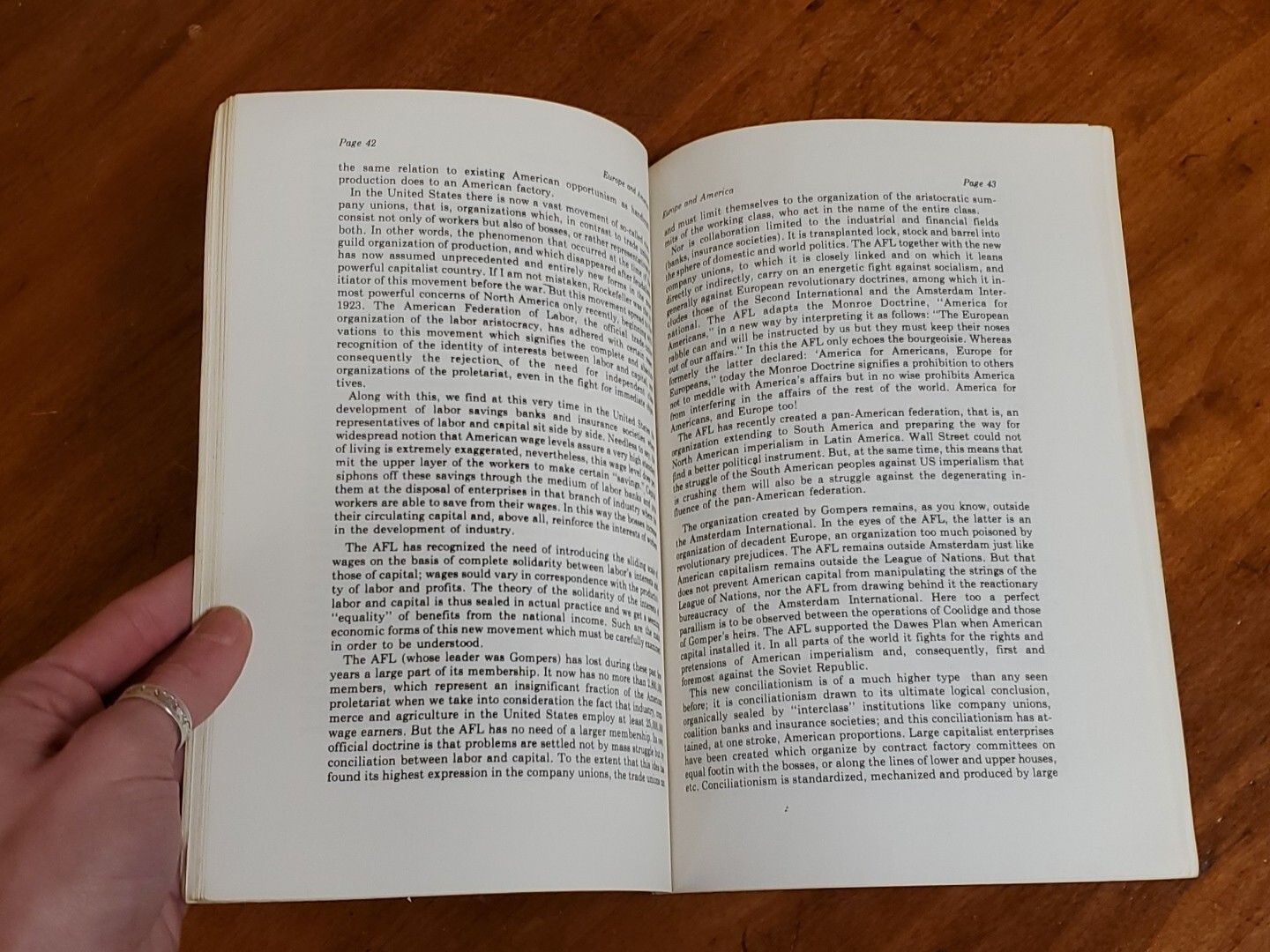 Europe & America by Leon Trotsky / 1973 – Labor Publications / 1st Printing