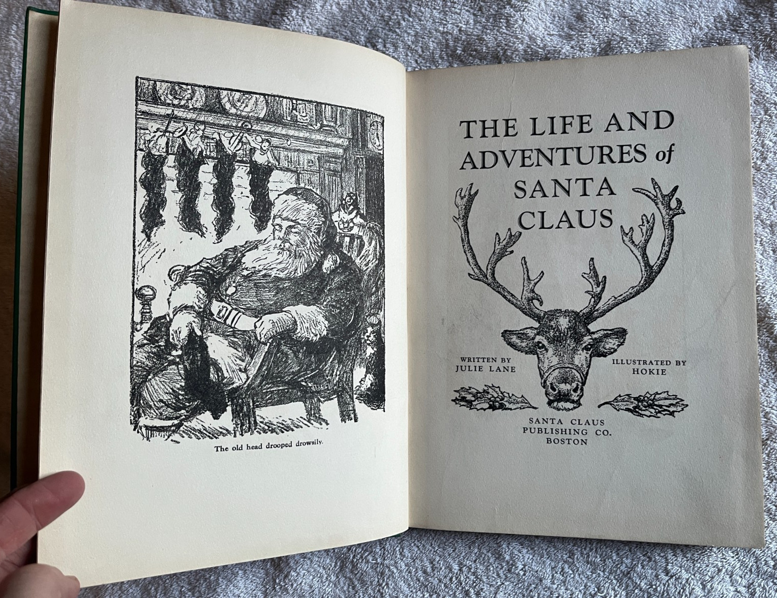 The Life and Adventures of Santa Claus book Julie Lane 1932 1st ed. Chrismas