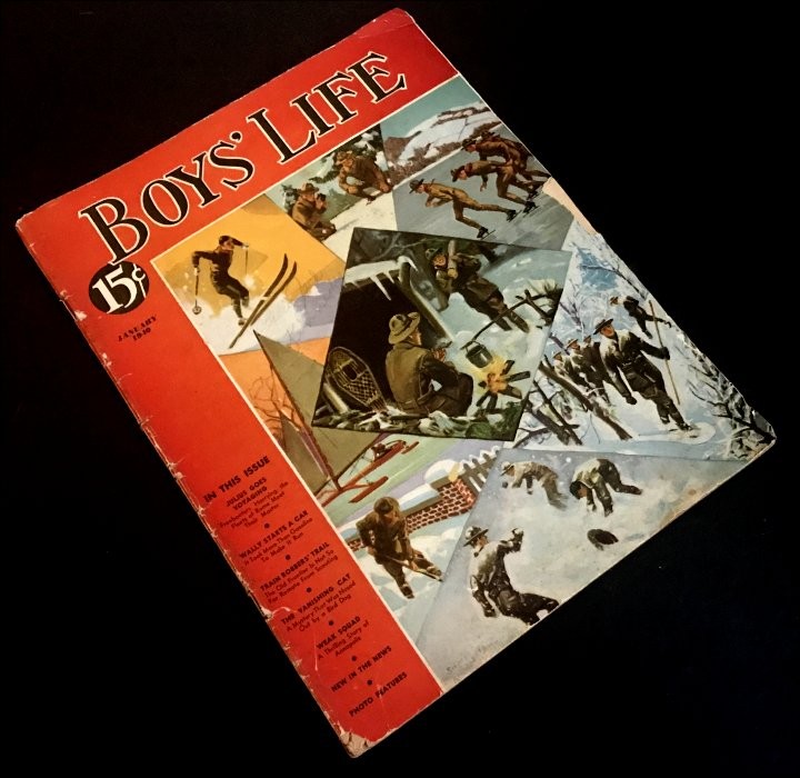 Boys‘ Life: January 1940 (Dan Beard, Irving Crump) Geronimo