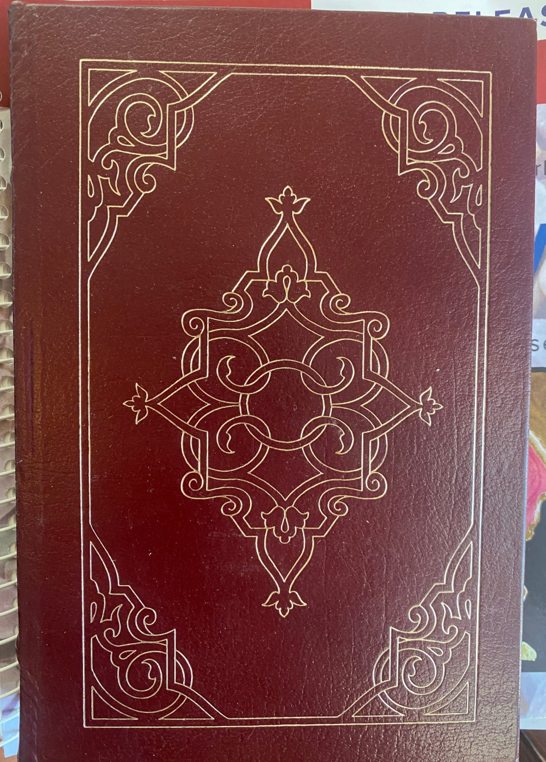 Easton Press~Edison: A Biography~Matthew Josephson~Leather~Ribbon~Gilding