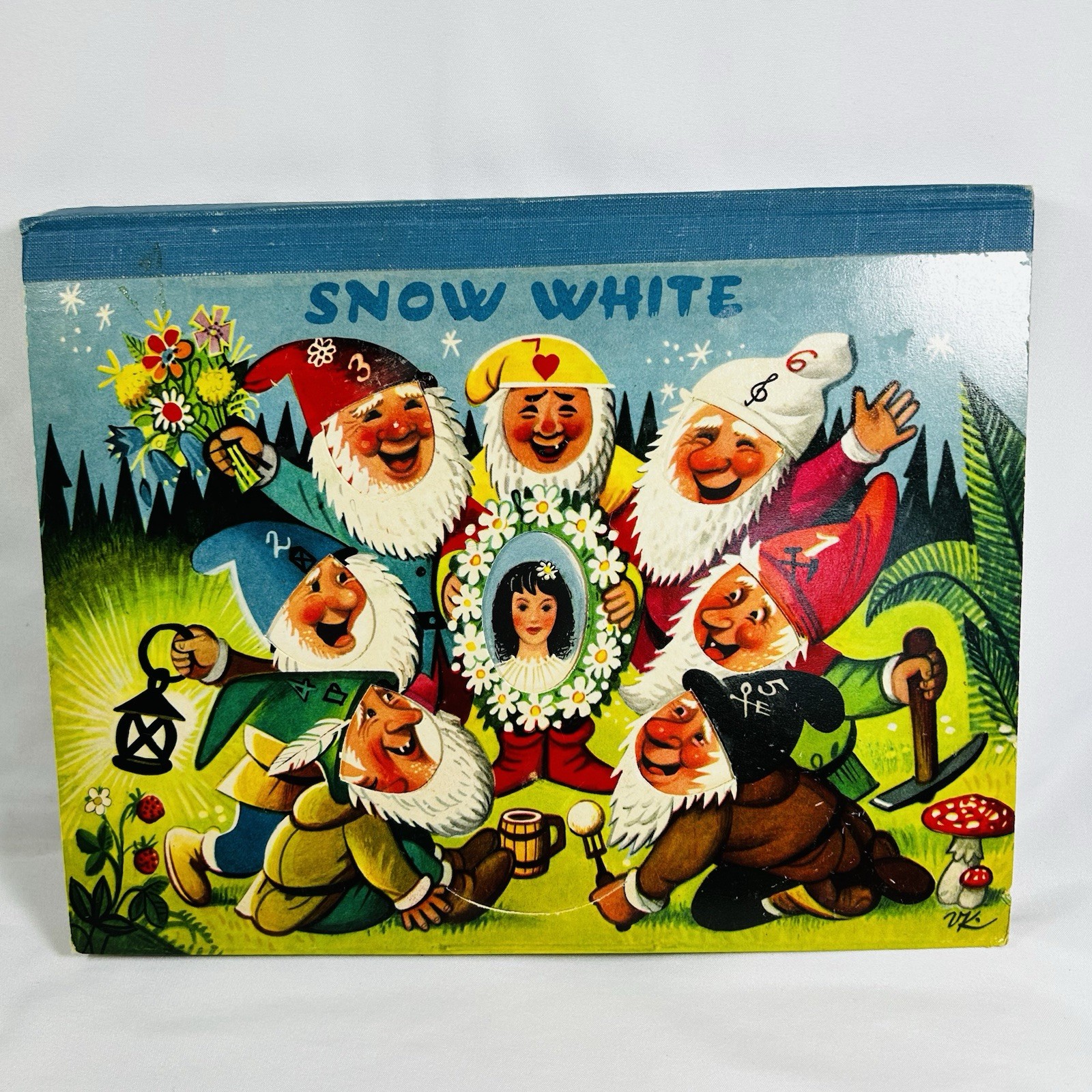 Vintage 1961 SNOW WHITE Pop Up Book Vojtech Kubasta Bancroft & Co 1st Ed RARE