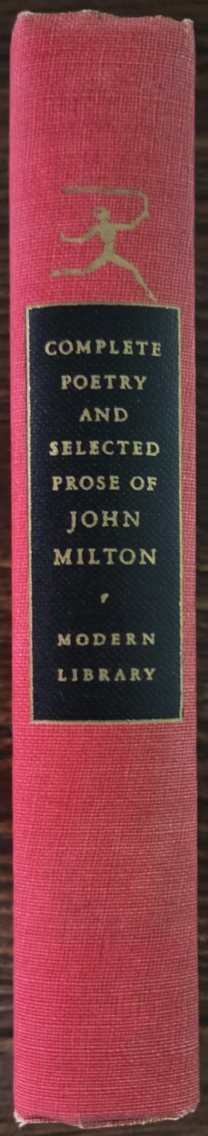 John Milton, Complete Poetry & Selected Prose — Modern Library #132 (Early)