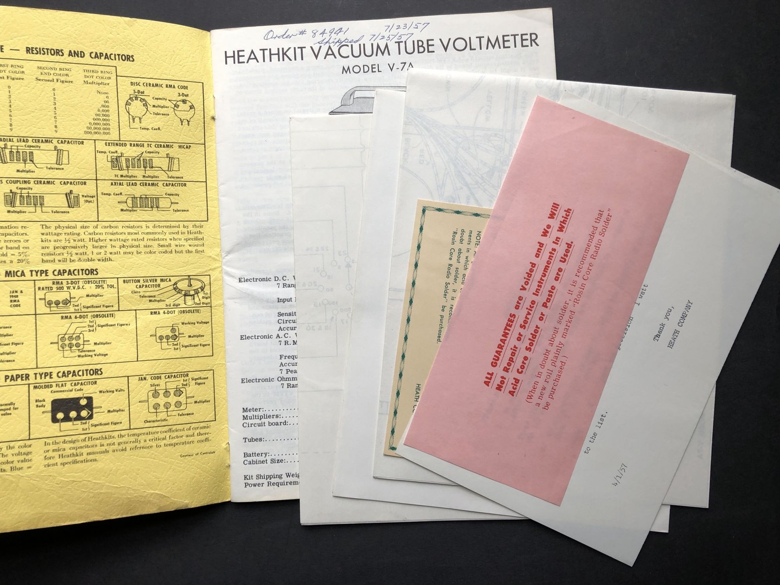 Heath Company / Assembling and Using Your…Heathkit Vacuum Tube Voltmeter Model