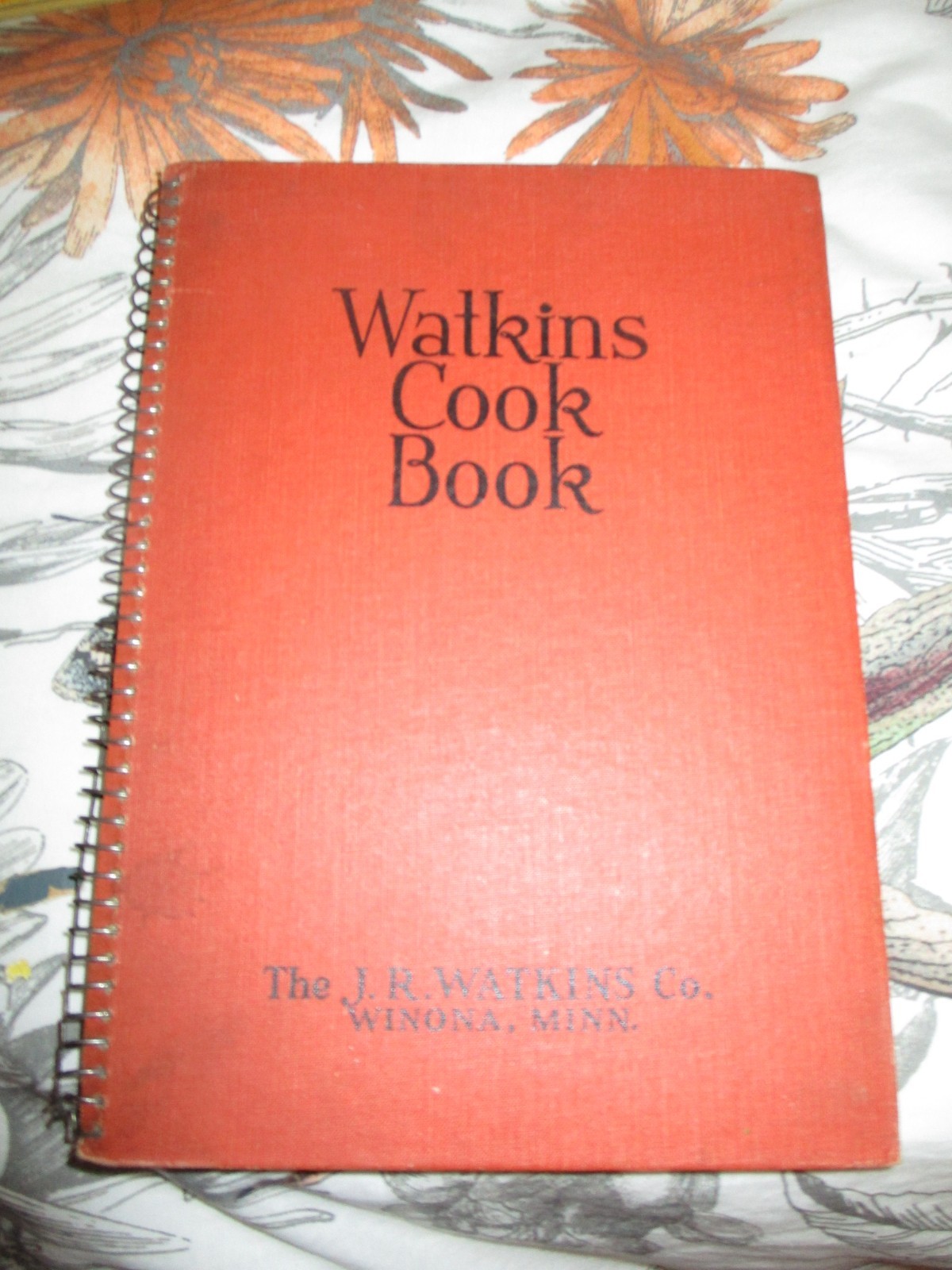 VTG 1936 Watkins Cook Book The J.R. Watkins Co Winona, Minn