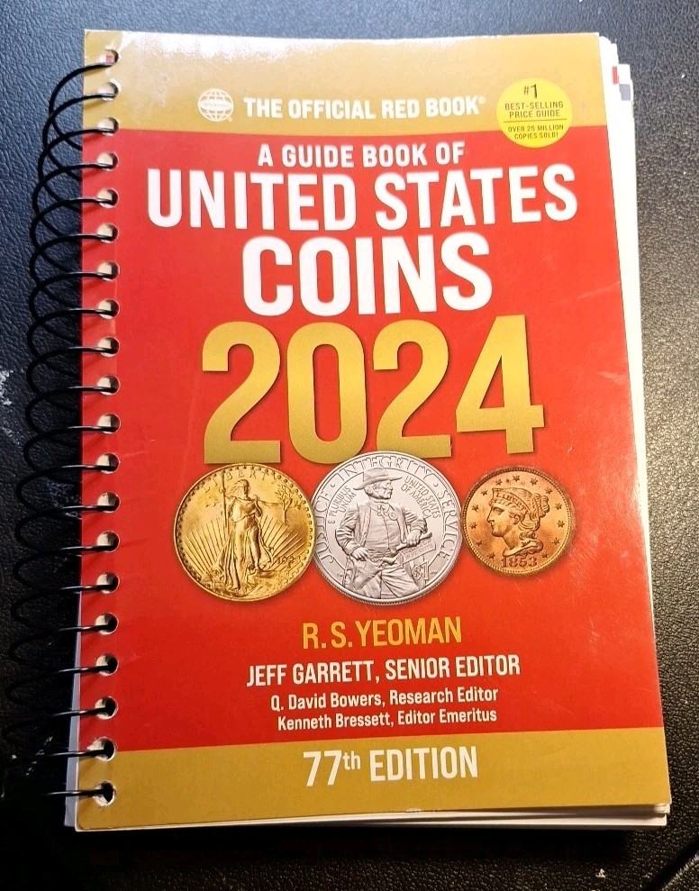 REDBOOK US COINS 2024 SPIRAL BOUND GOOD CONDITION