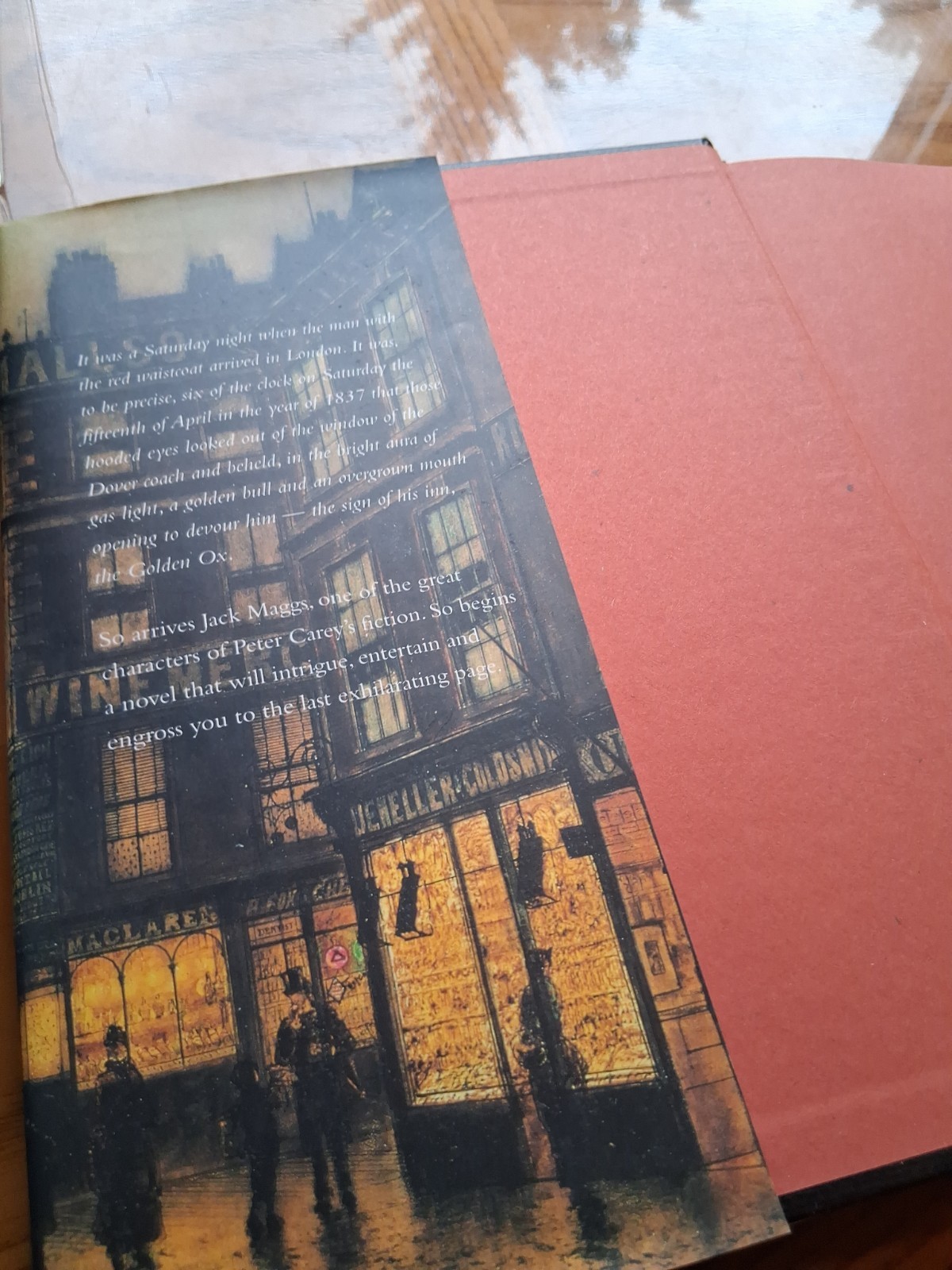 signed, Jack Maggs, 1997, first edition, Peter Carey, HCDJ