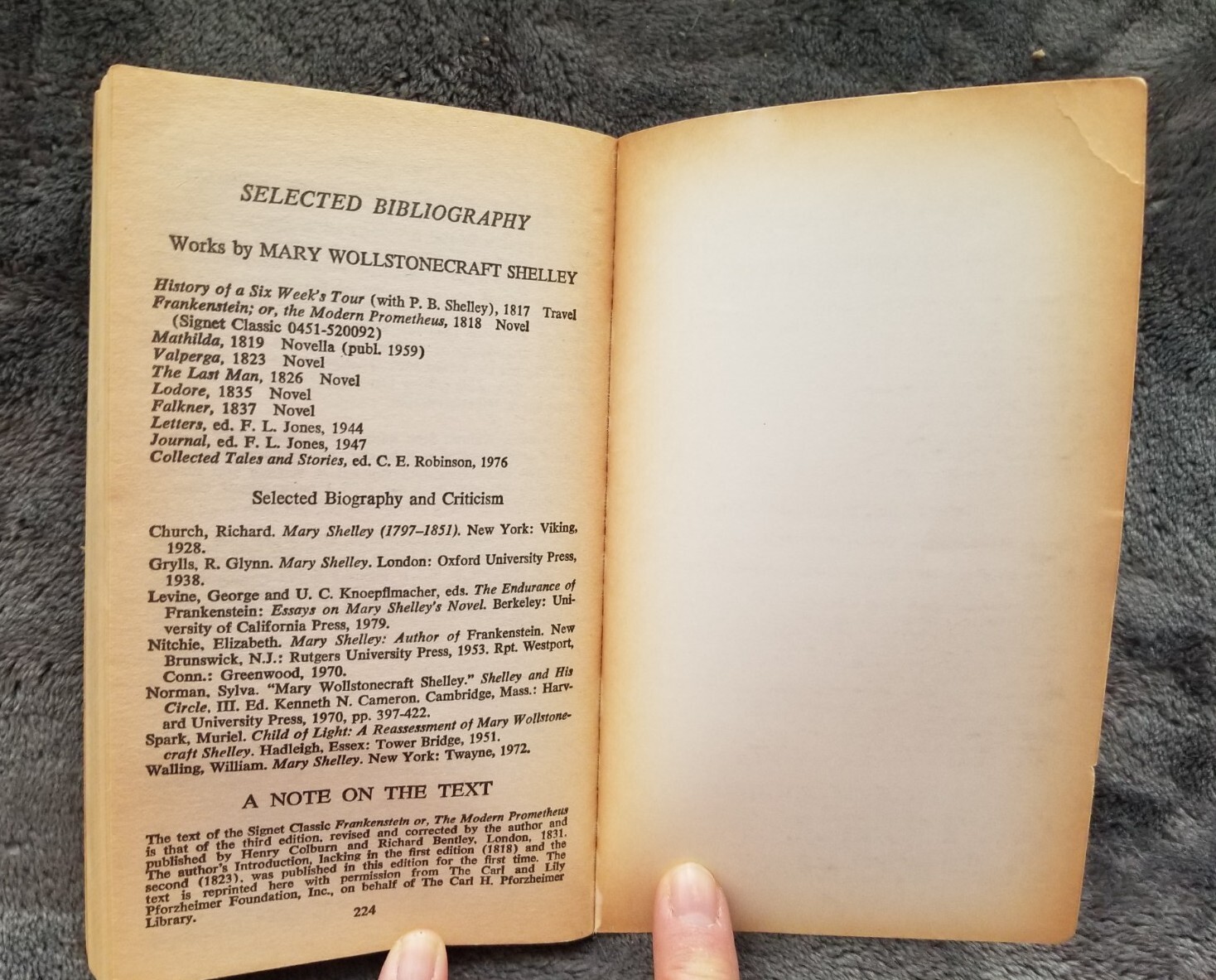 Signet Classic Frankenstein