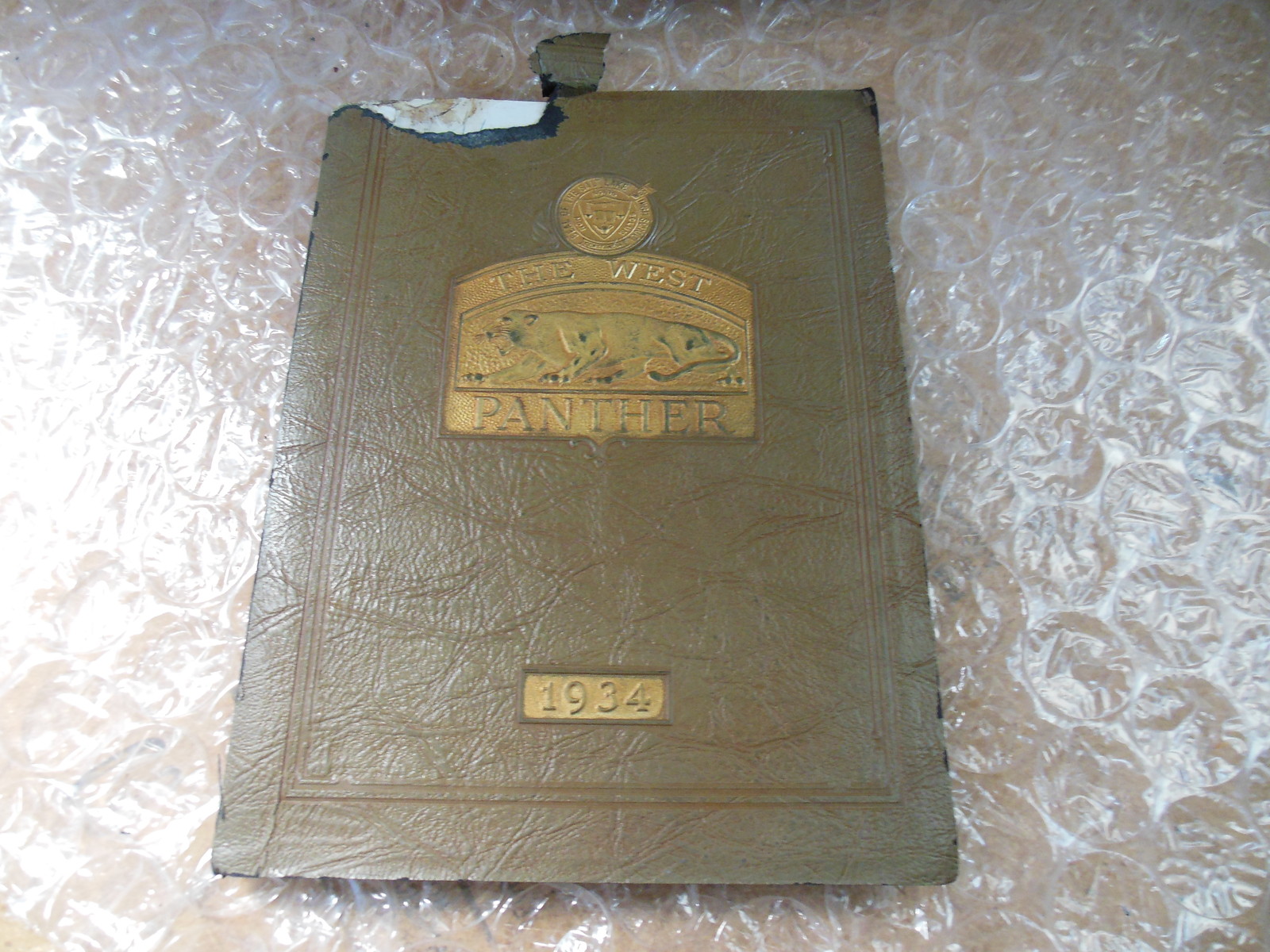 1934 WEST HIGH YEARBOOK/ANNUAL/JOURNAL/SALT LAKE CITY, UTAH