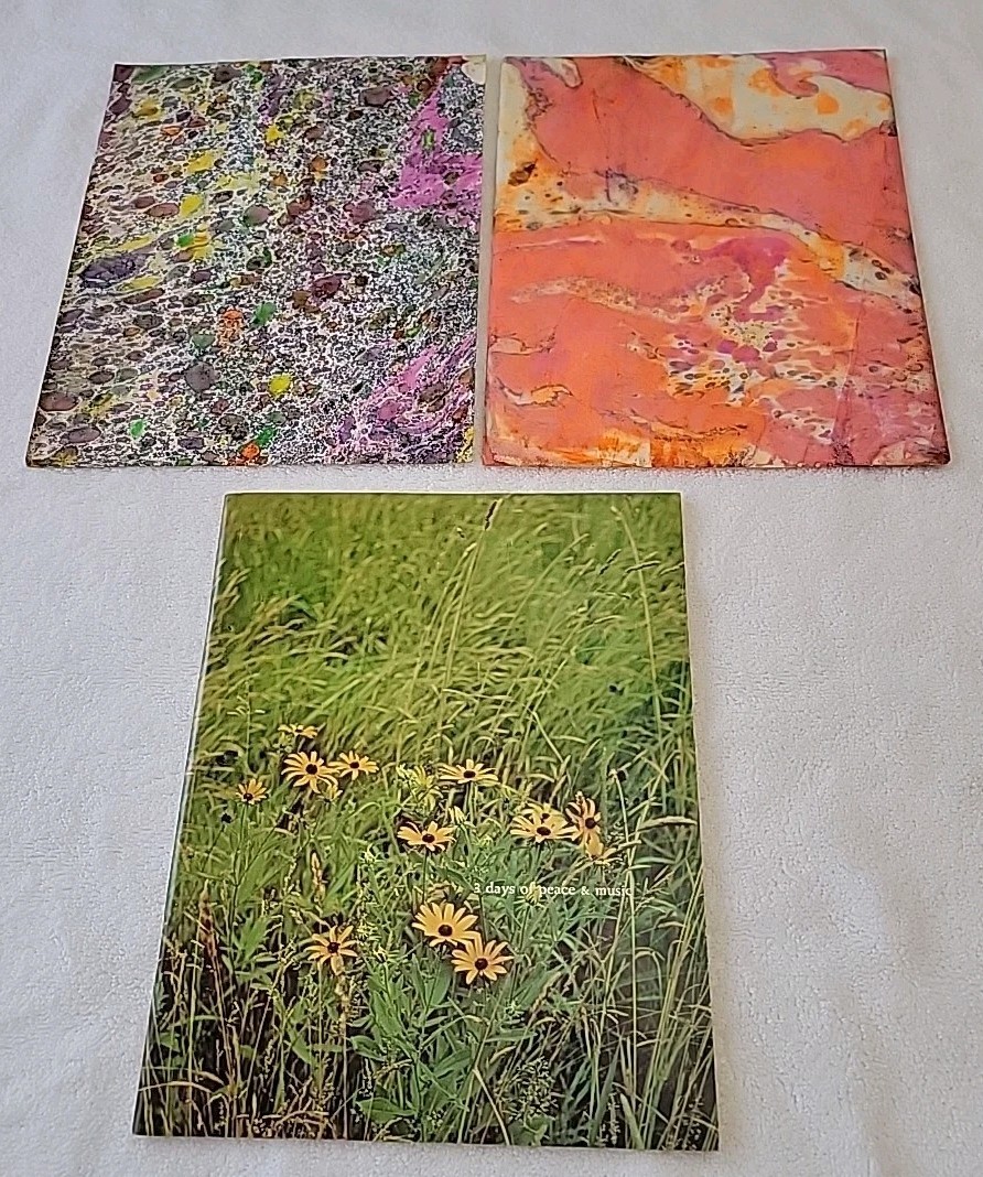 3 Days of Peace & Music Original Program For Woodstock Music Festival 1969 & Art