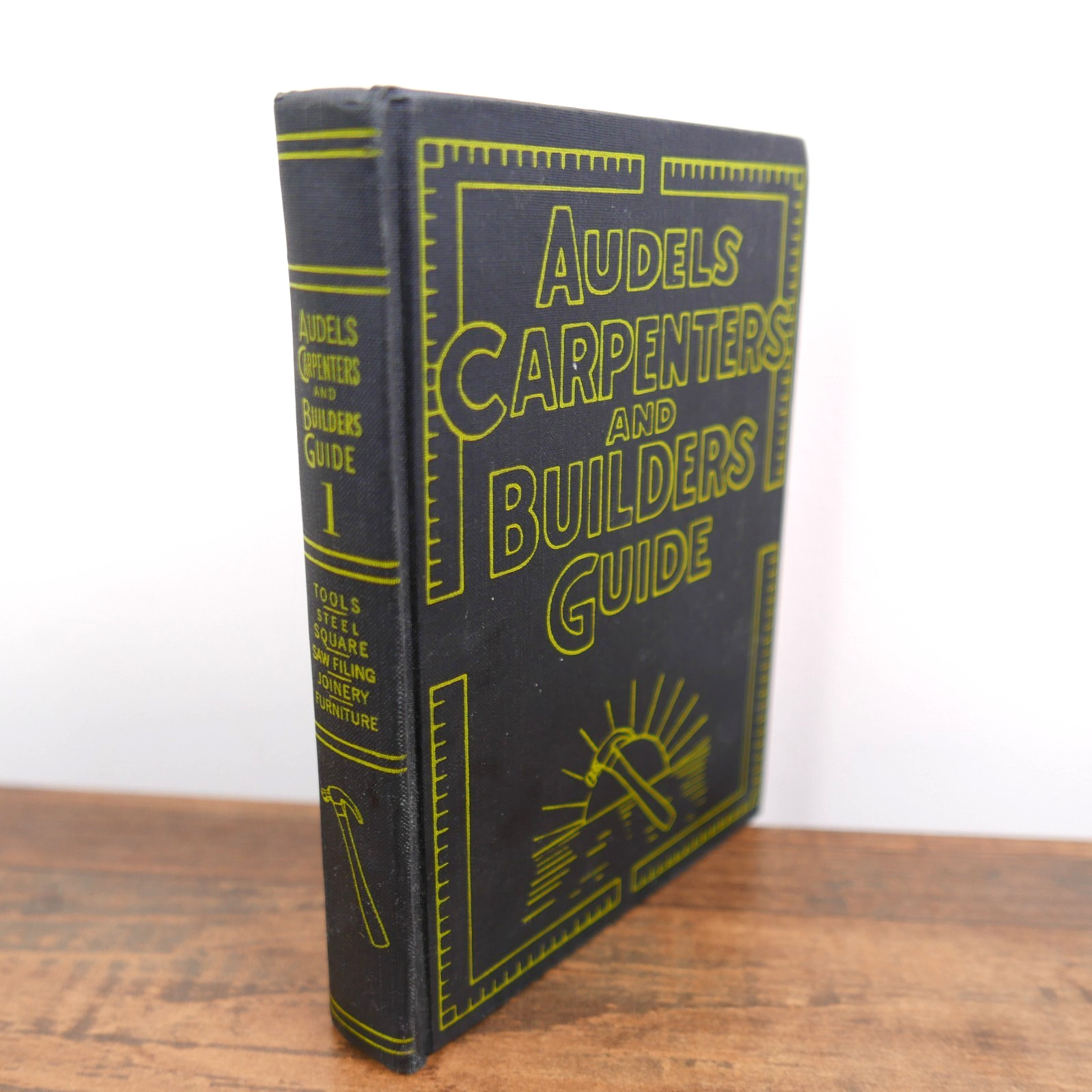 AUDELS Carpenters and Builders Guide Complete Volume 1 – VTG 1951 – Tools Etc