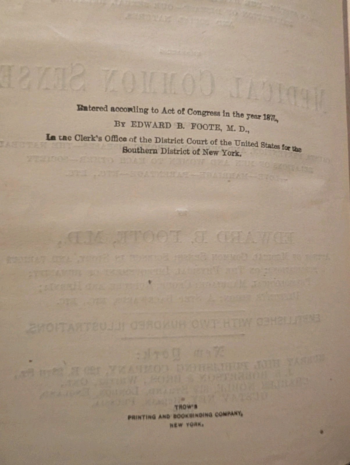 Anitque Plain Home Talk by Edward B. Foote (HC, 18888)