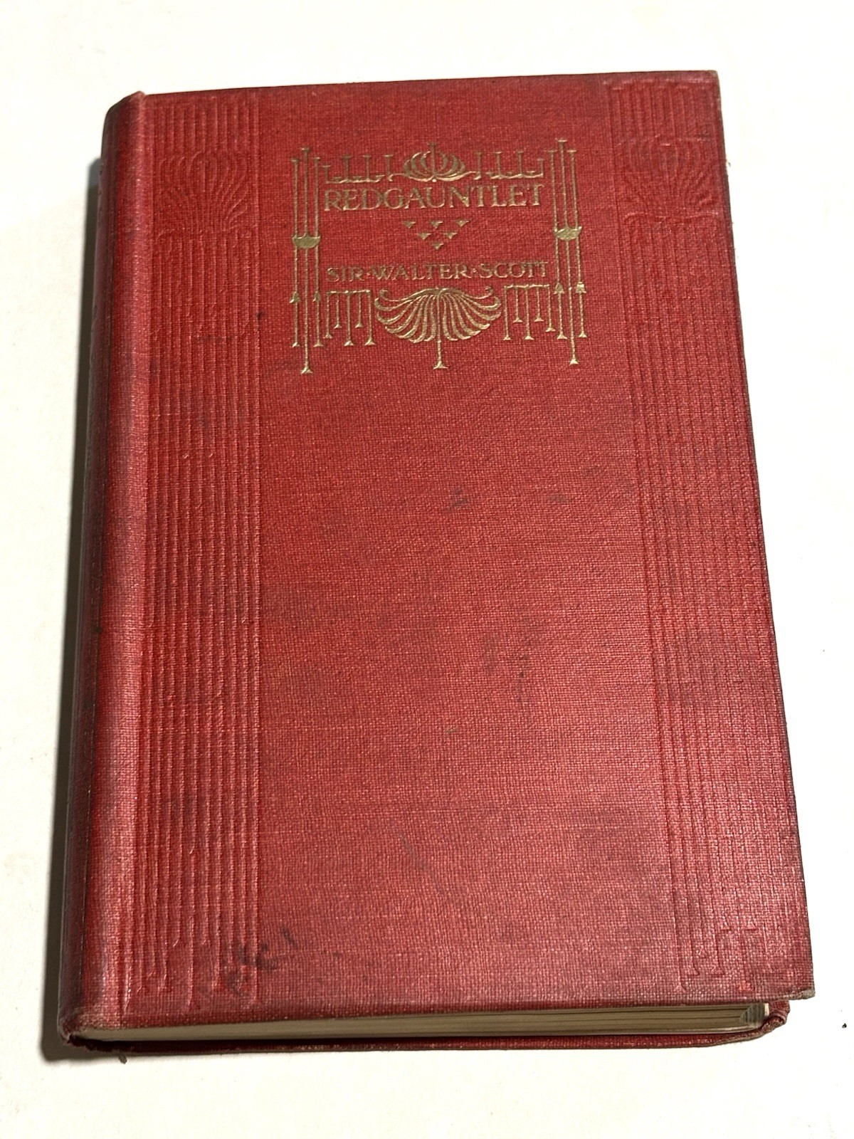 1905 Redgauntlet Sir Walter Scott Macmillan Pocket Edition Art Nouveau Gilt HC