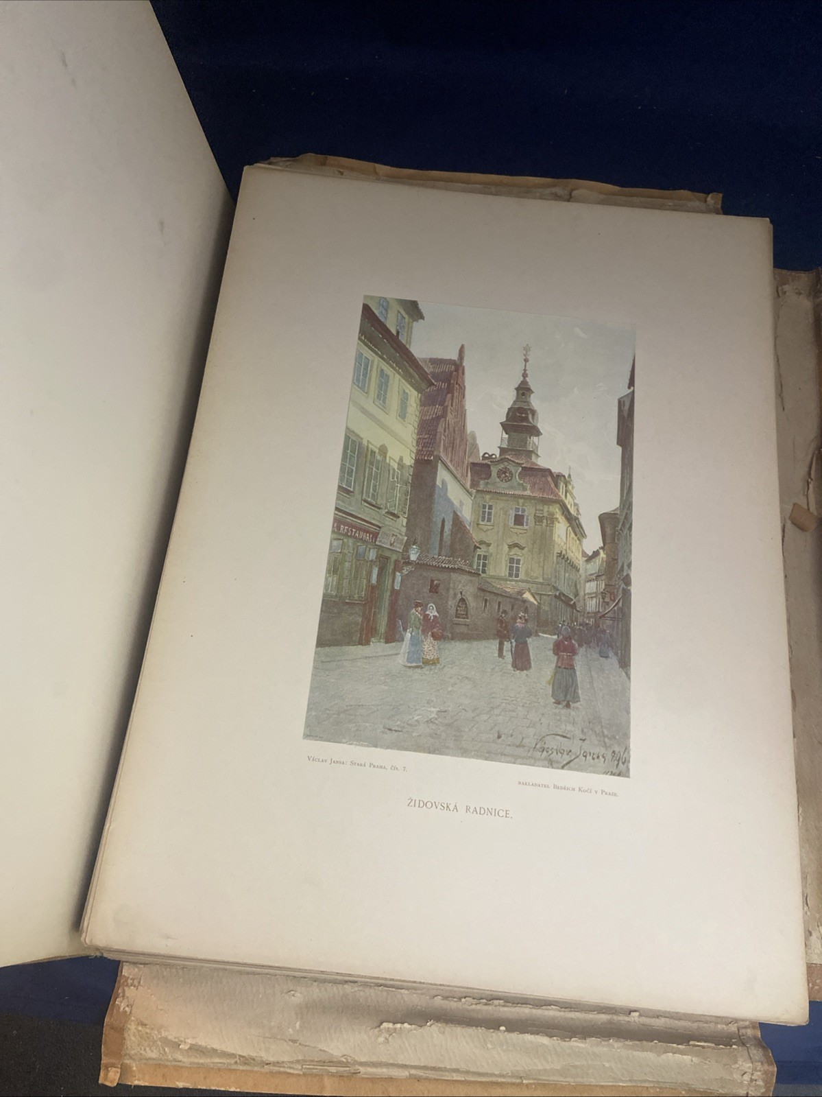 Portfolio Of 100 Watercolors Of Old Prague Czechoslovakia By Vaclava Jansy