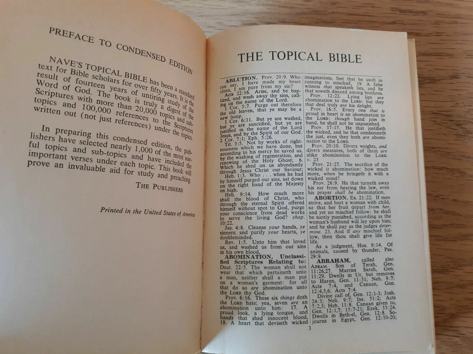 Nave’s Topical Bible Condensed Edition