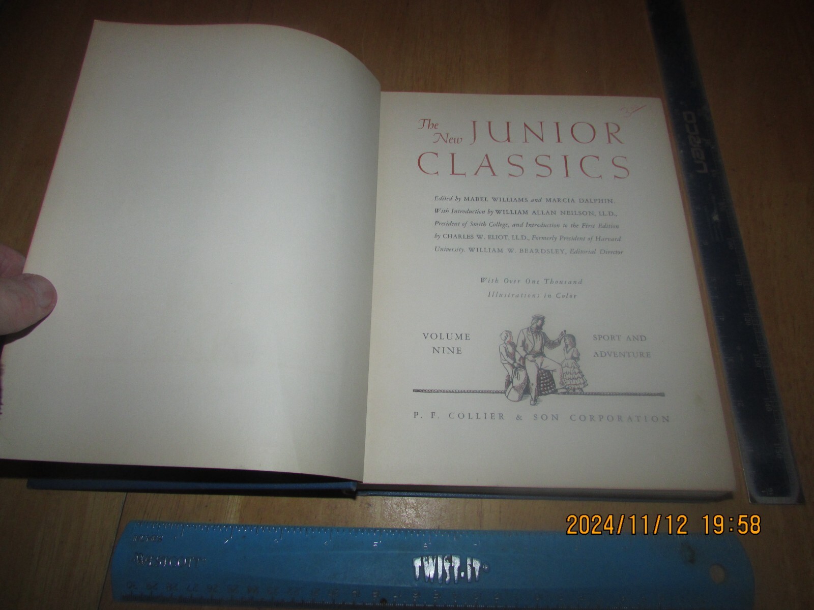 The New Junior Classics – Volume Nine – Sport and Adventure – P. F. Colier
