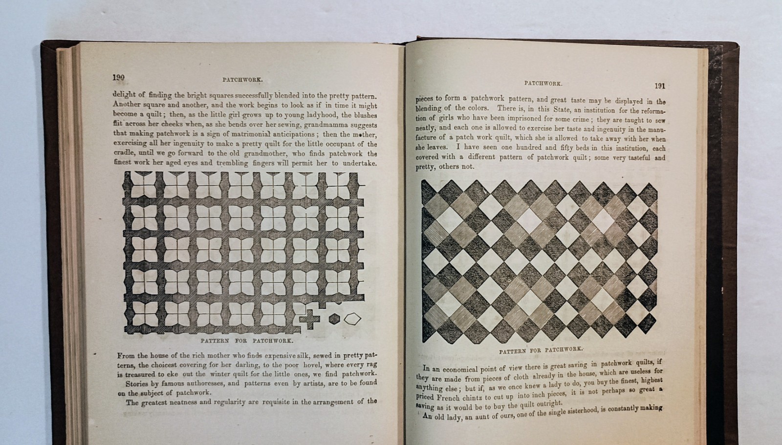 1859 The Ladies Hand Book of Fancy & Ornamental Work, Illust, Knitting Quilting