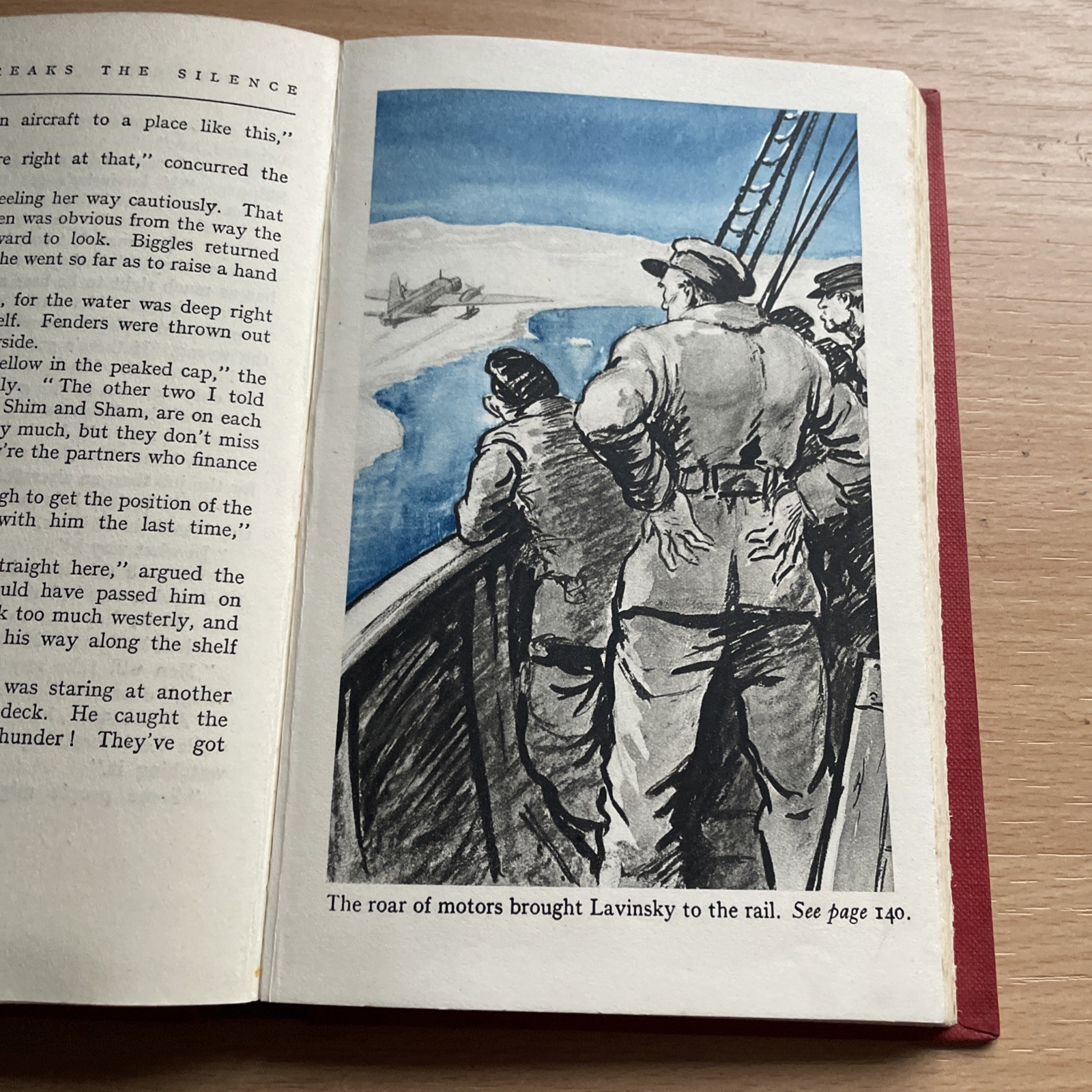Biggles Breaks The Silence W E Johns Vintage 1955 Hardback Illustrated Good