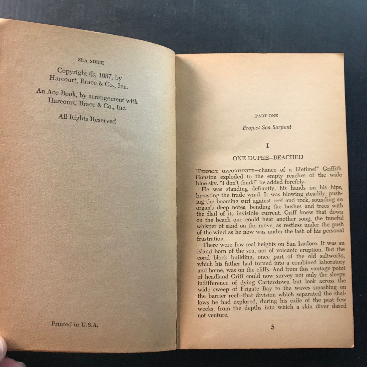 Sea Siege Andre Norton Ace Books 1971 Science Fiction Paperback