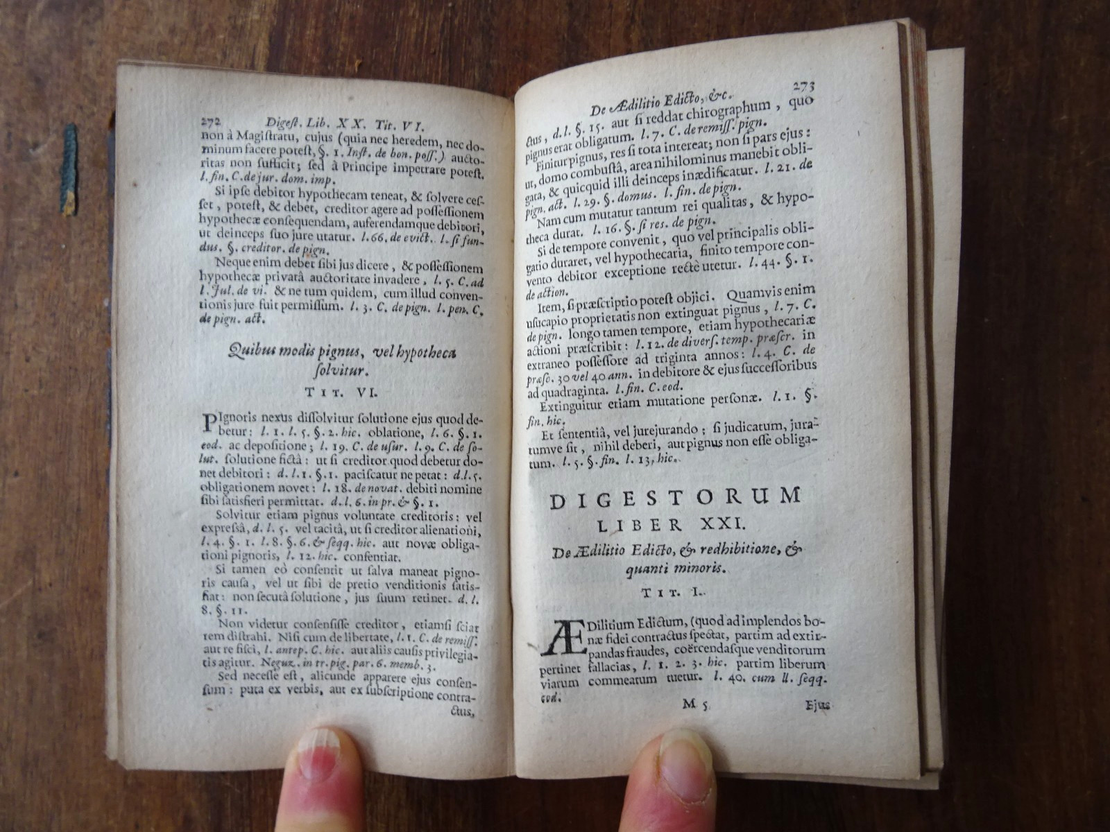 1664 DIGESTA PER APHORISMOS STRICTIM EXPLICATA by ARNOLDUS CORVINUS ROMAN LAW ^