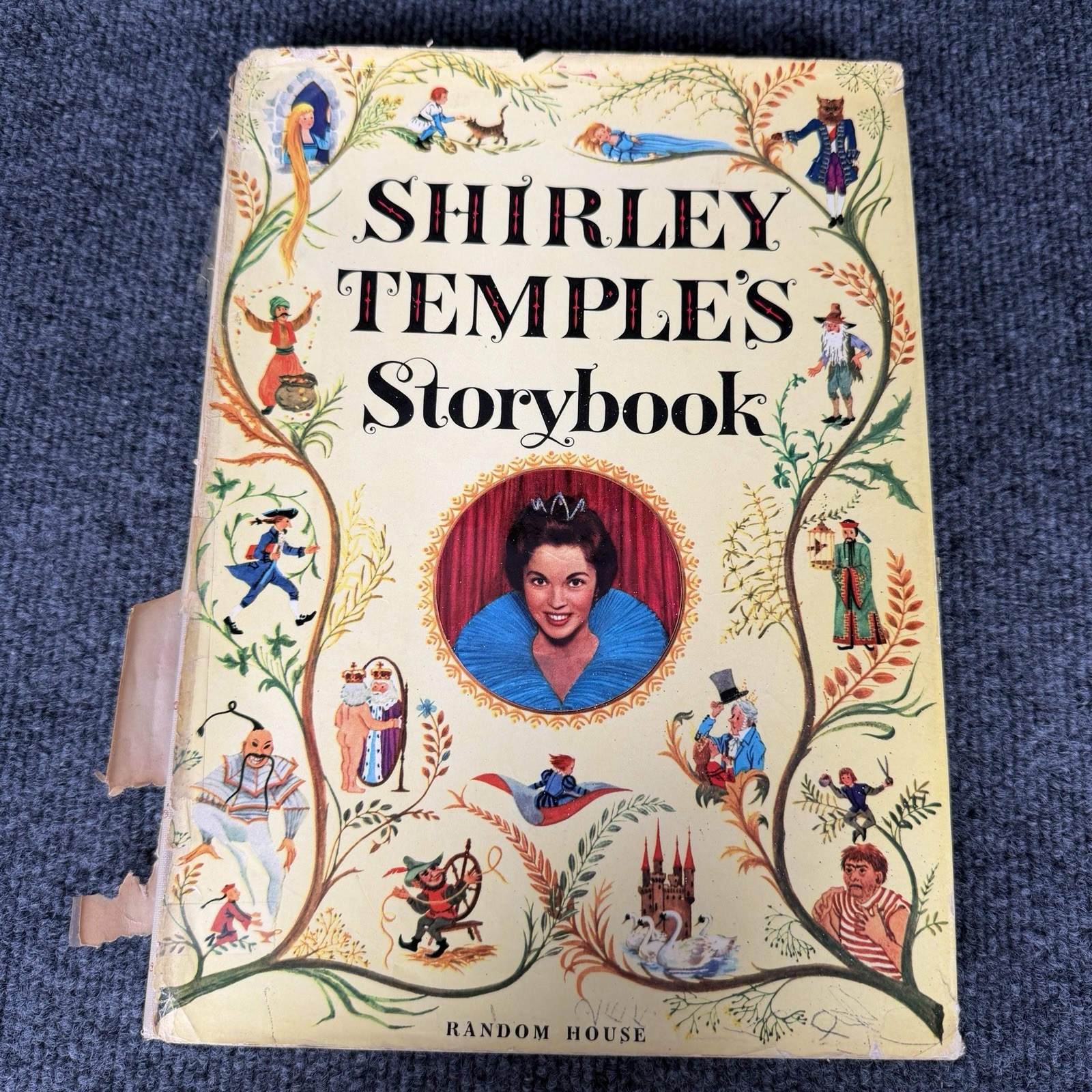 Vintage 1958 Shirley Temple’s Story Book 1st Printing HC Dust Jacket Fairy Tales