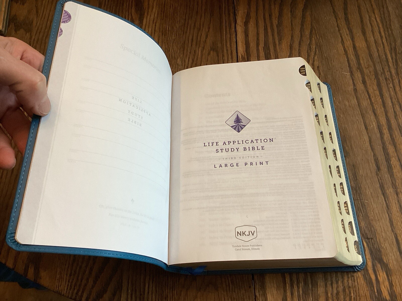 Life Application Study Bible Third Ed Imitation Leather Old New Testament VF