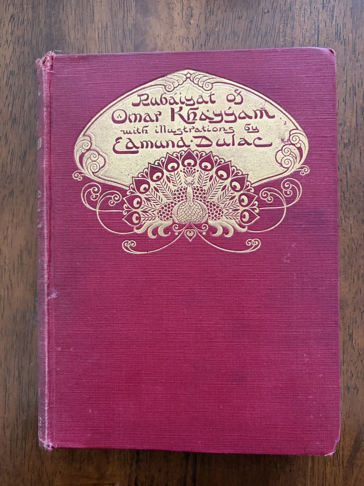 Rubaiyat of Omar Khayyam, Edward Fitzgerald, Edmund Dulac foxing