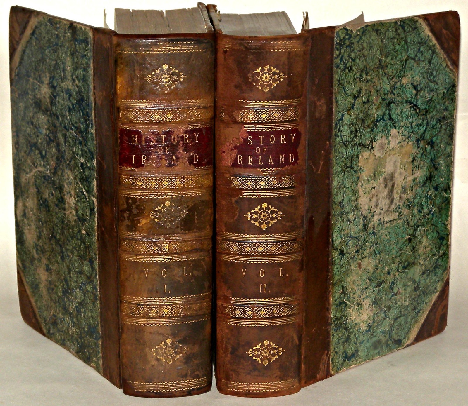 Thomas Wright History of Ireland c1860 Illustrated Antique Irish History HB