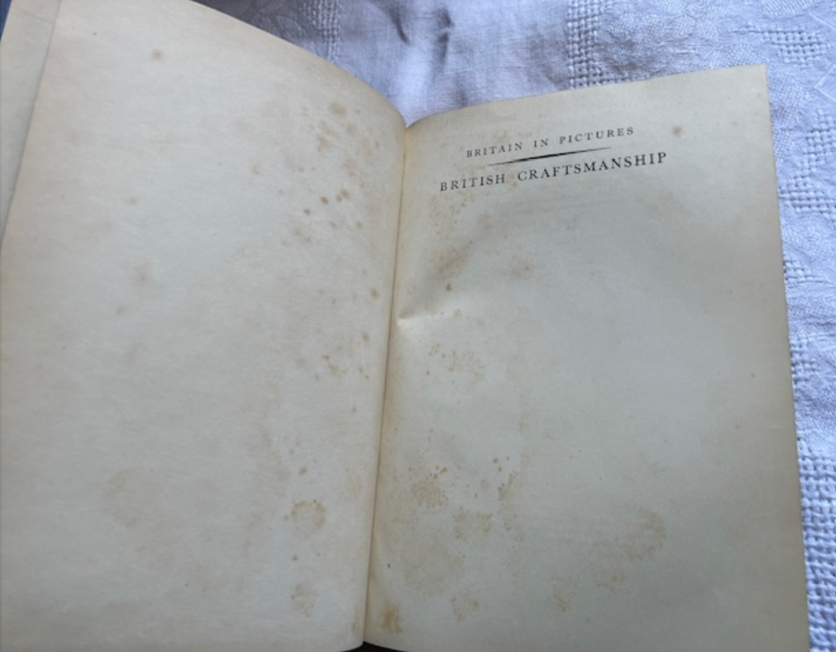 British Craftsmanship 1948 1st Ed WJ Turner Britain in Pictures Collins Book