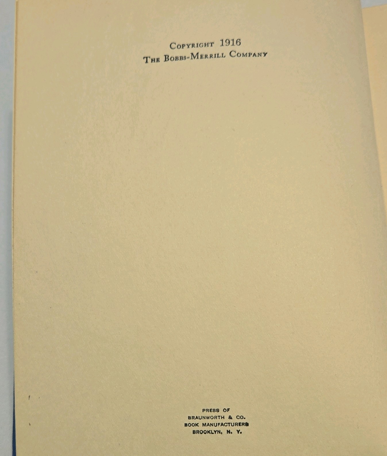 Ethel Hueston Prudence Says So 1916 HC Illustrated Signed Bobbs-Merrill