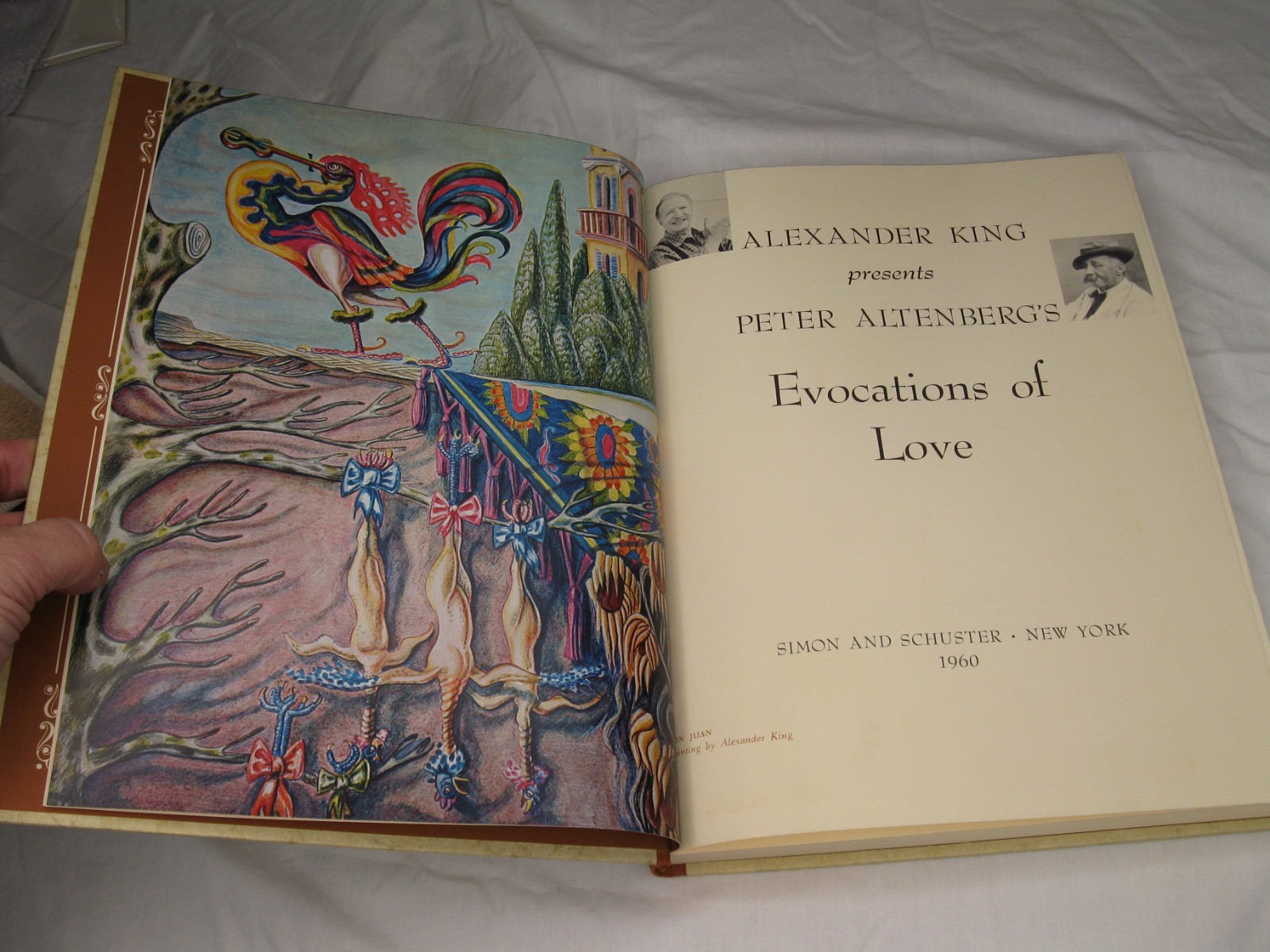 Alexander King Presents Peter Altenberg’s EVOCATIONS OF LOVE 1960 1st Print