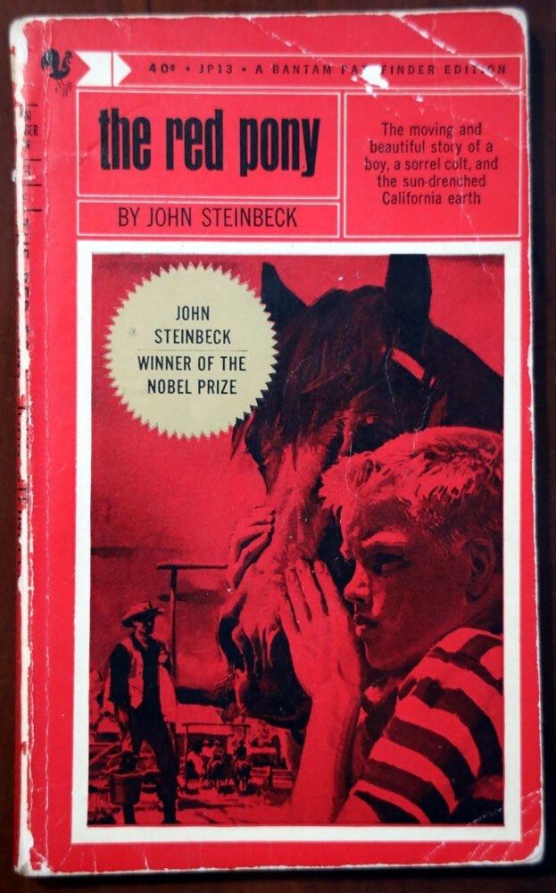 The Red Pony by John Steinbeck 1963 Vintage Bantam Paperback Pathfinder JP13