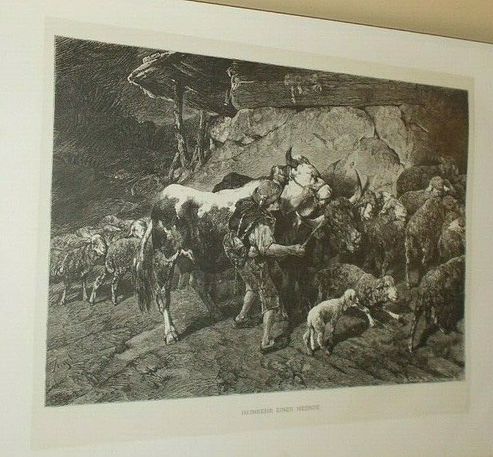 „DAS SCHWEIZERLAND“ c. 1870s (Leather Bound & Profusely Illustrated) VG