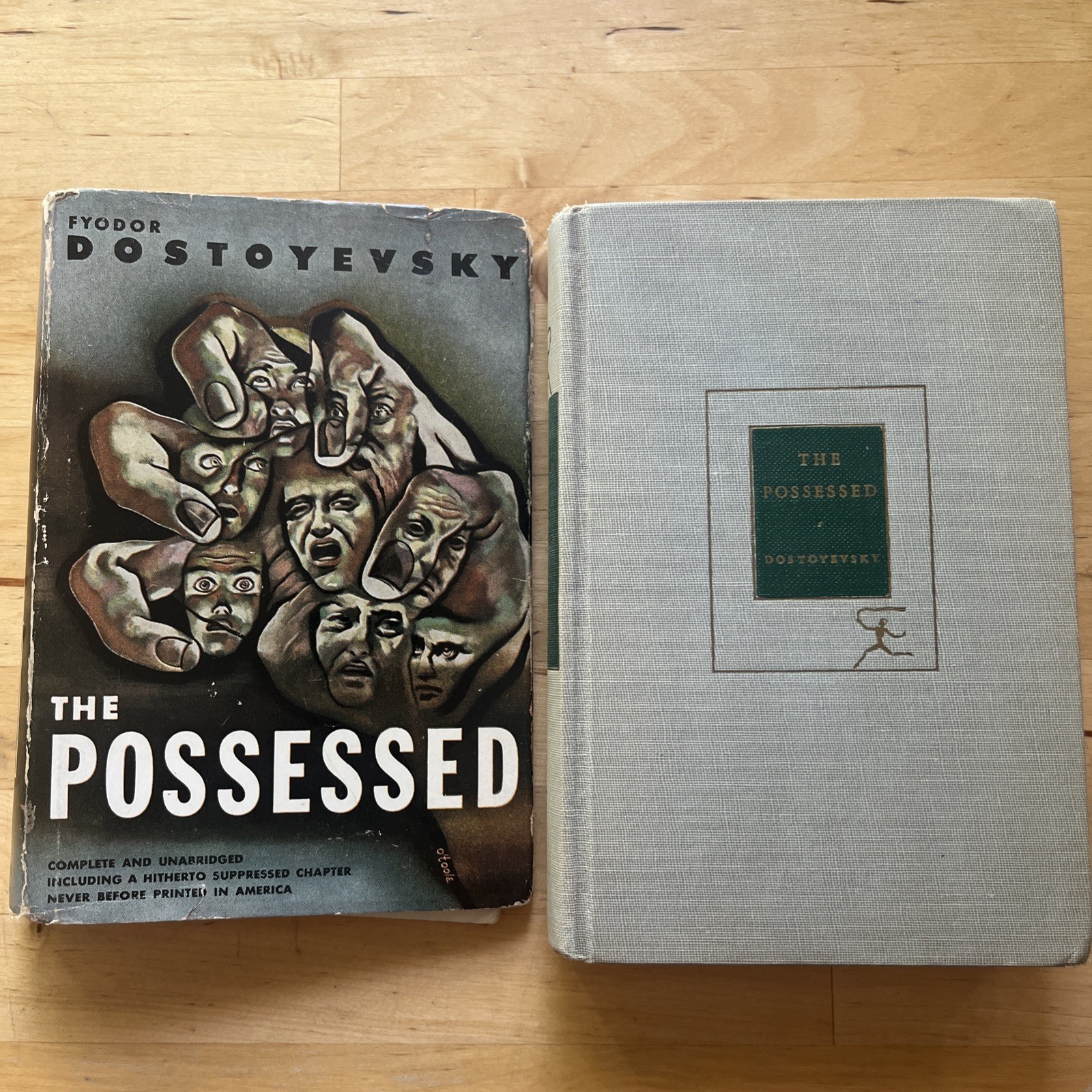 The Possessed Fyodor Dostoyevsky 1930 Modern Library Unabridged Hardcover DJ