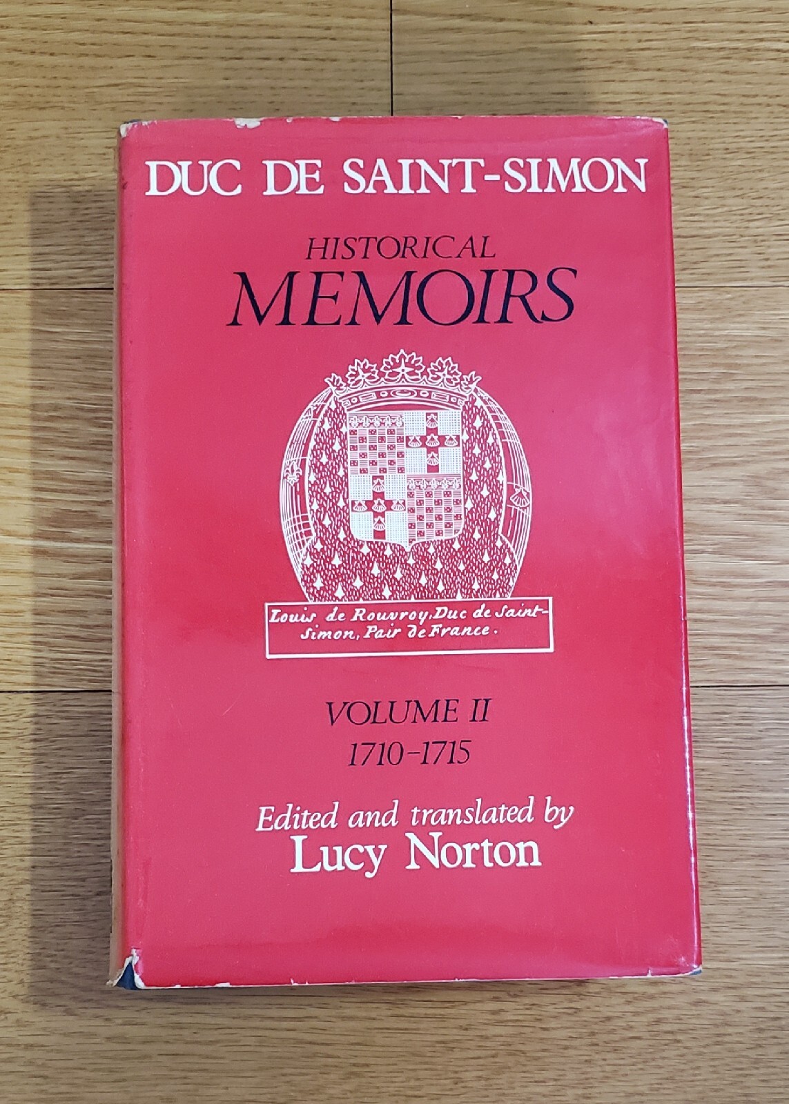 Duc De Saint-Simon Historical Memoirs Vol II 1967 Hamish Hamilton Lucy Newton…