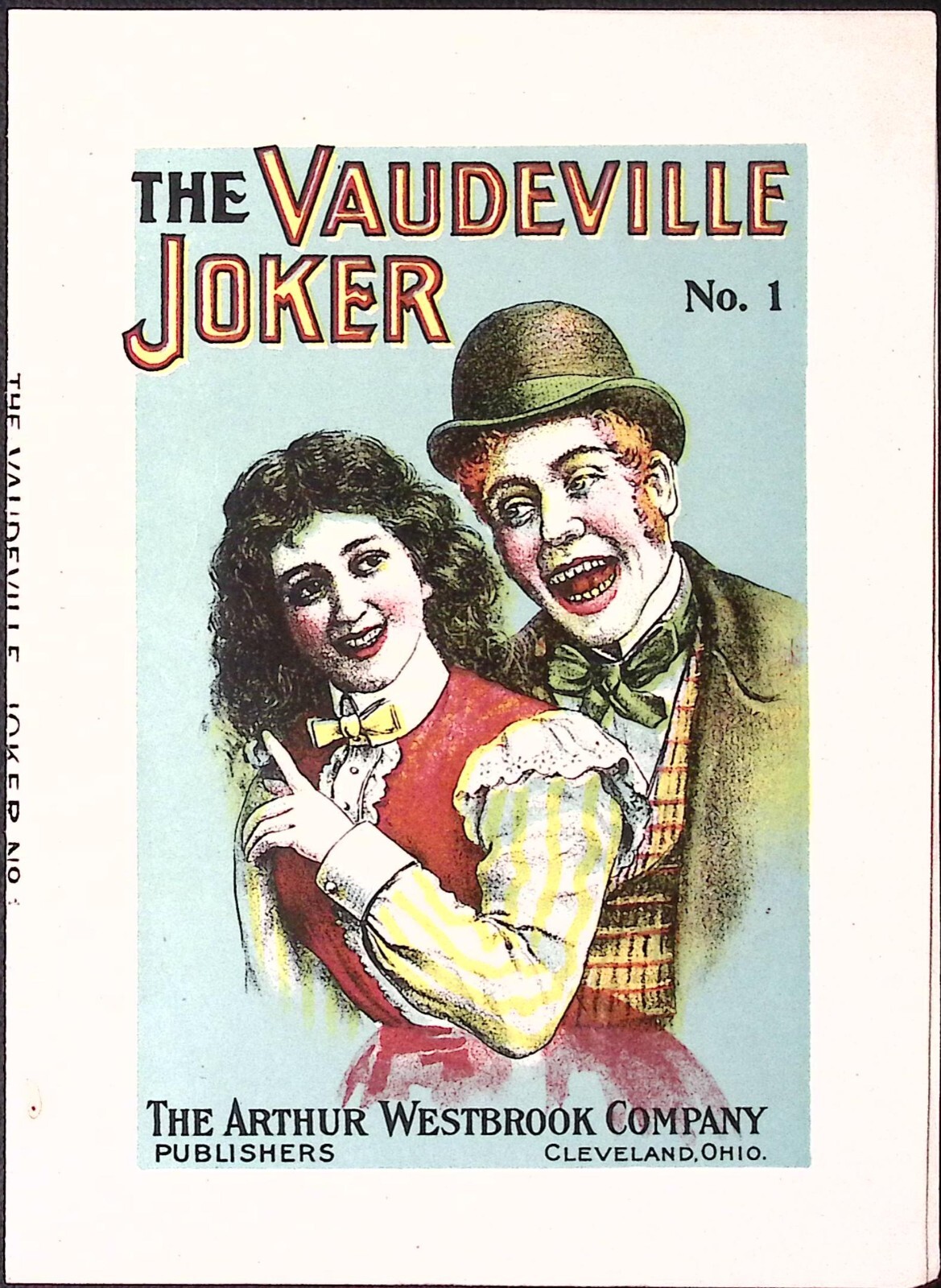 The Vaudeville Joker DUST JACKET ONLY Hart Series Arthur Westbrook NO BOOK