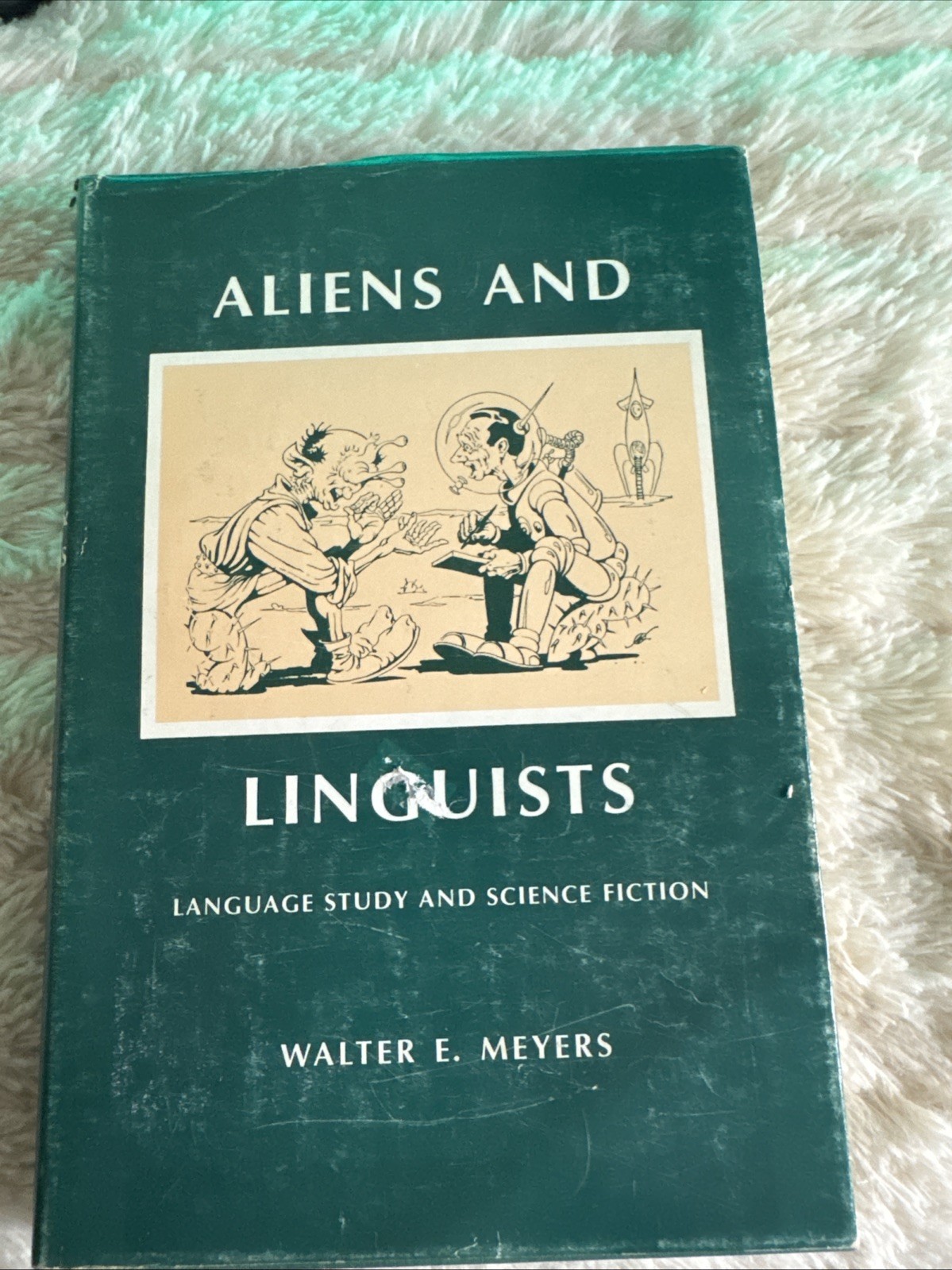 1980 Aliens & Linguists Meyers – Rare UFO Science Fiction Alien Language Book A5