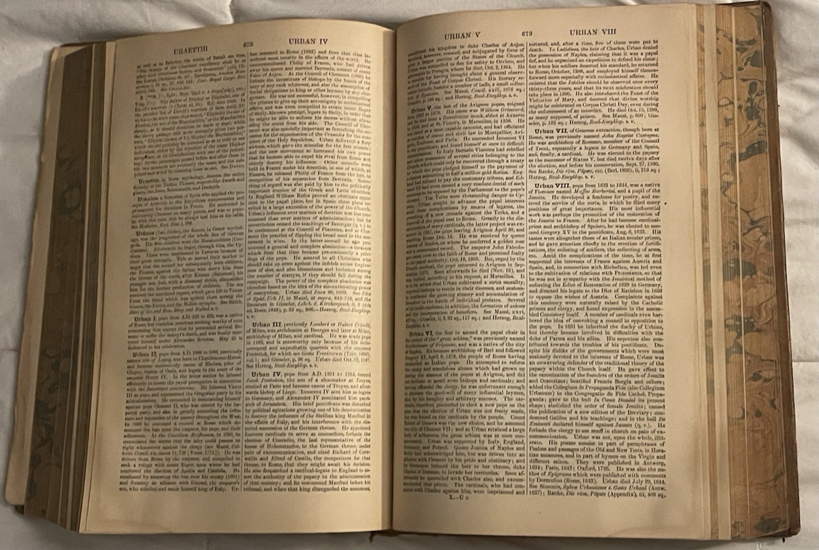 1886 Antique Biblical Cyclopaedia Vol X Leather HC Strong McClintock