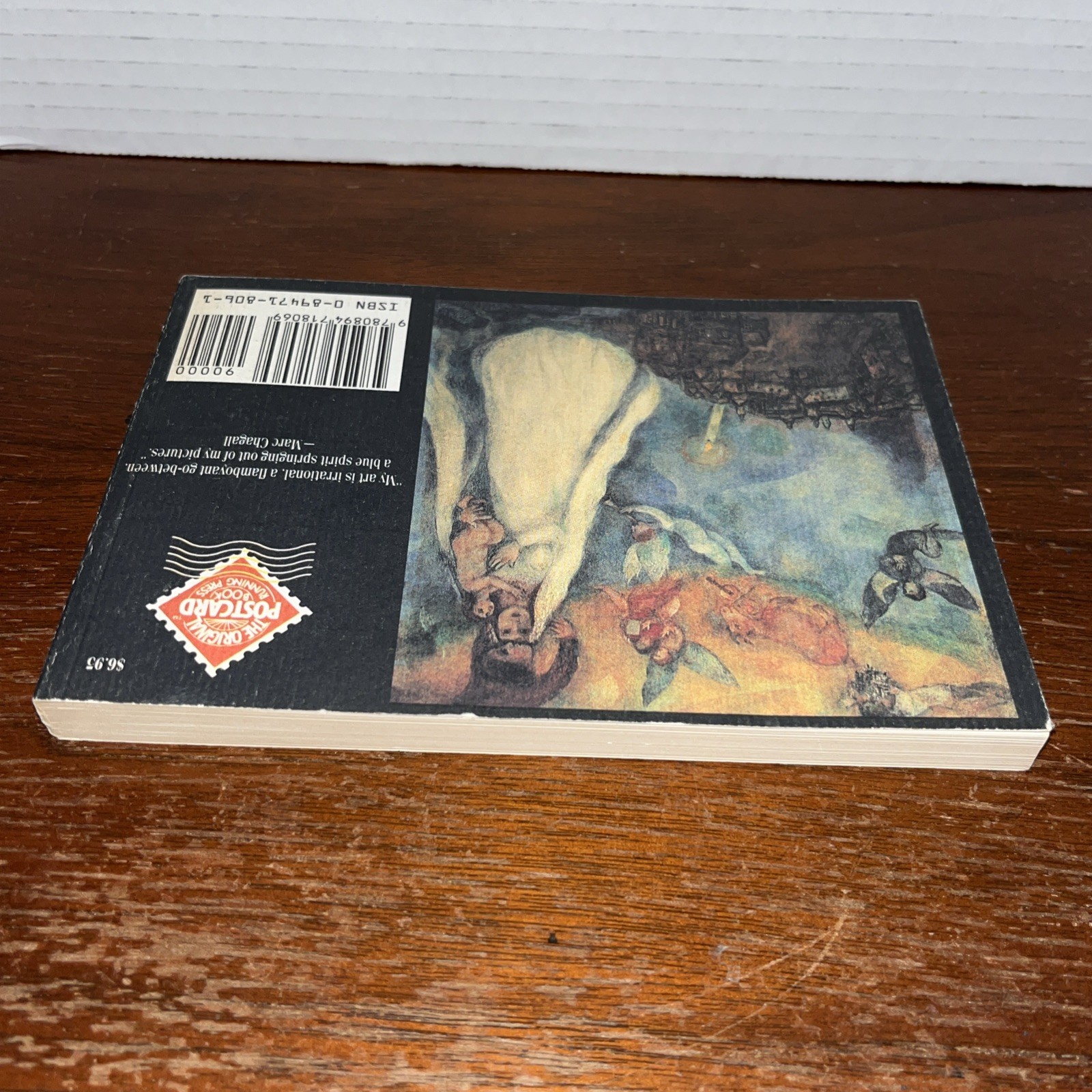 Marc Chagall : A Postcard Book by Running Press Staff 1990 – Good Shape