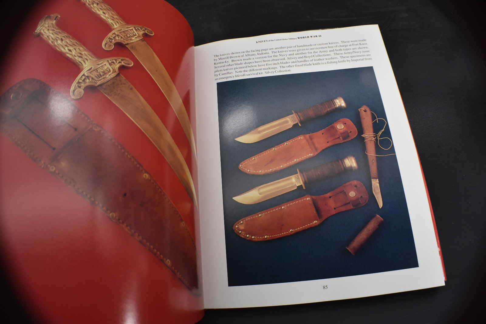 *FIRST* Knives of the United StatesMmilitary: WWII by Michael W Silvey HCDJ