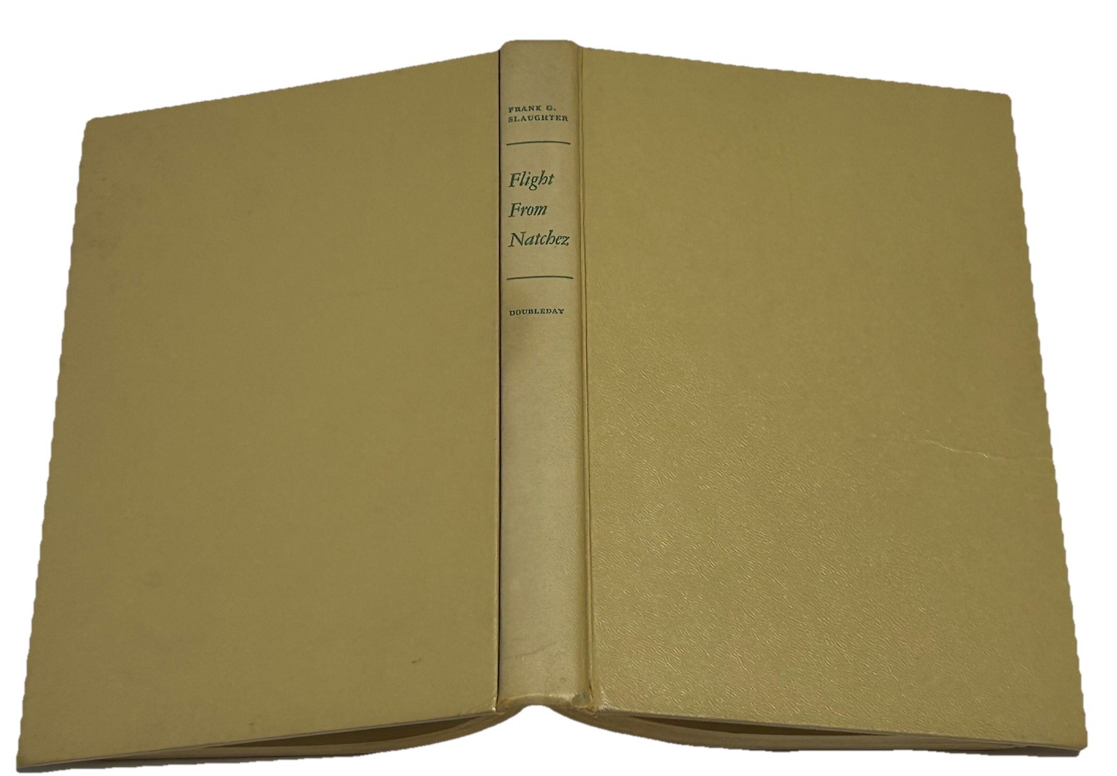 Flight from Natchez by Frank G. Slaughter 1955 1st Edition Hardcover No DJ